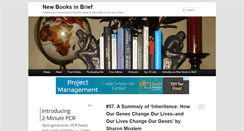 Desktop Screenshot of newbooksinbrief.com